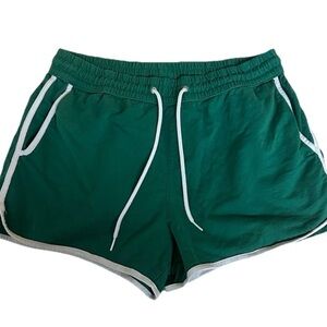 H&M Men’s Blue Running Dolphin Shorts, 100% Cotton, Size Large, Booty Shorts